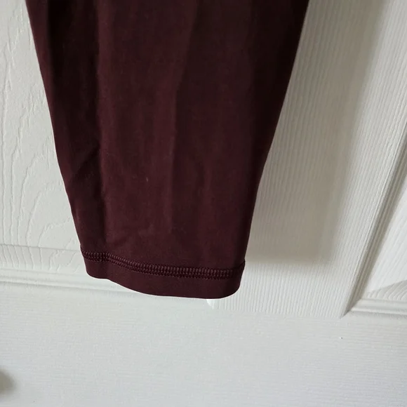 Aerie Offline Burgundy Leggings - Picture 3 of 7